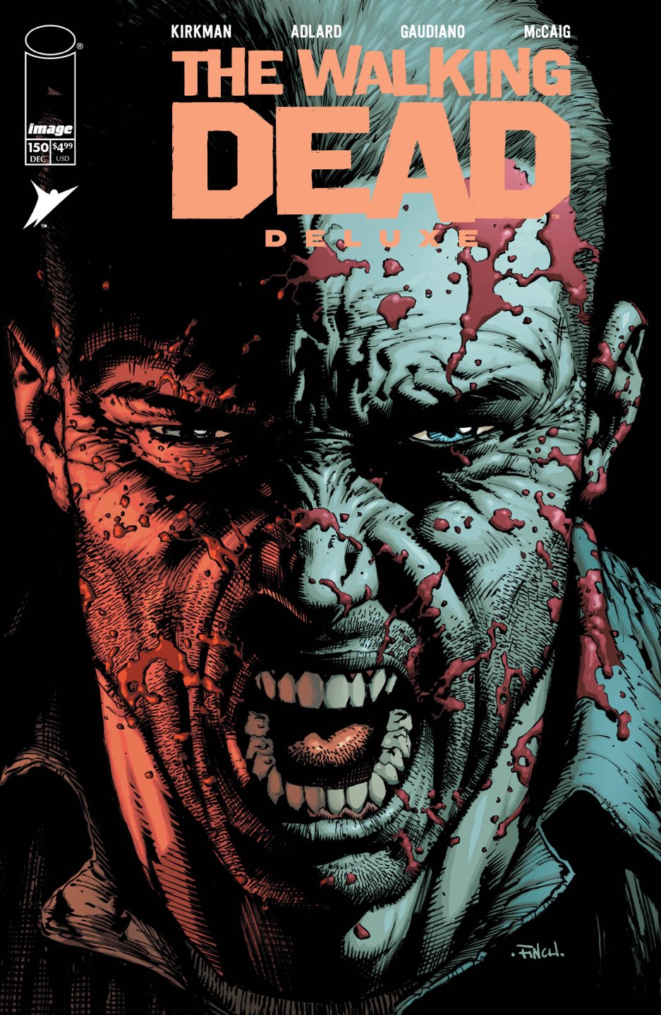 WALKING DEAD DELUXE #150 CVR A DAVID FINCH & DAVE MCCAIG (MR)