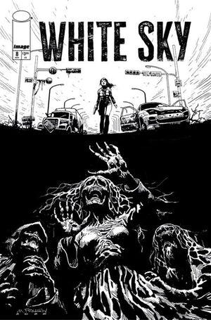 WHITE SKY #8 CVR B MARCELO FRUSIN B&W VAR (MR)