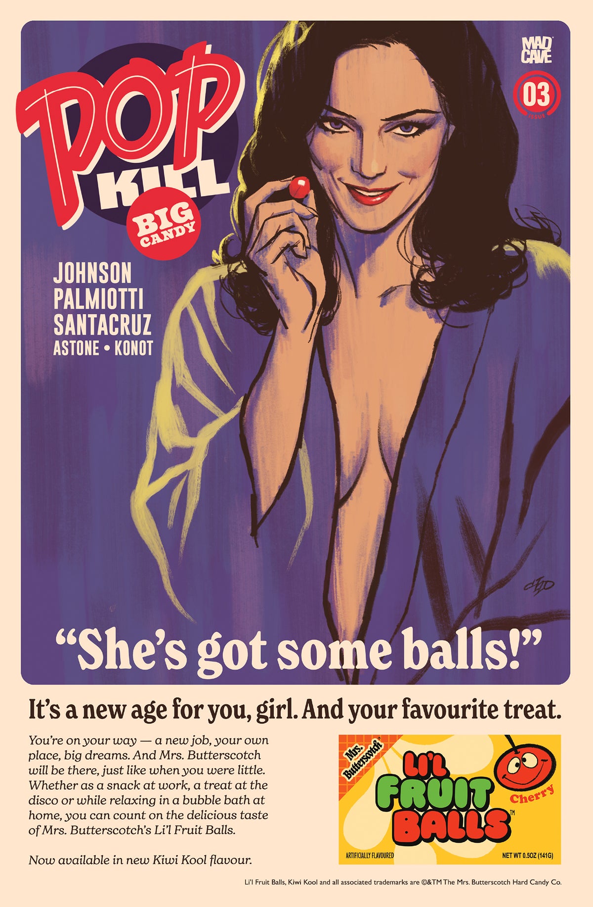 POP KILL BIG CANDY #3 (OF 4) CVR B MICHAEL CHO VAR (MR)