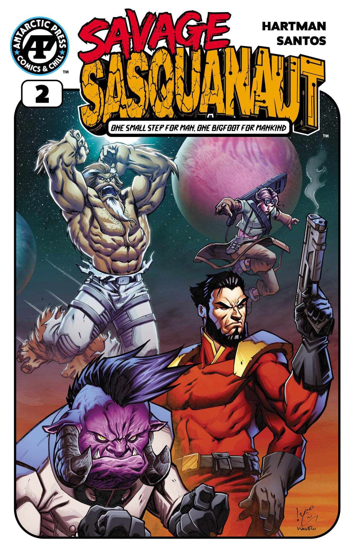 SAVAGE SASQUANAUT #2 CVR B CHAHINE LADJOUZE VAR