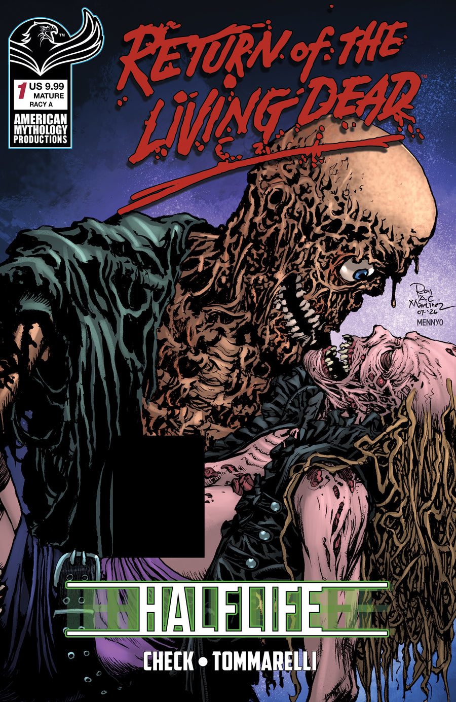 RETURN LIVING DEAD HALFLIFE #1 CVR G RICHARD BONK RISQUE VAR (MR)