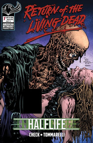 RETURN LIVING DEAD HALFLIFE #1 CVR G RICHARD BONK RISQUE VAR (MR)