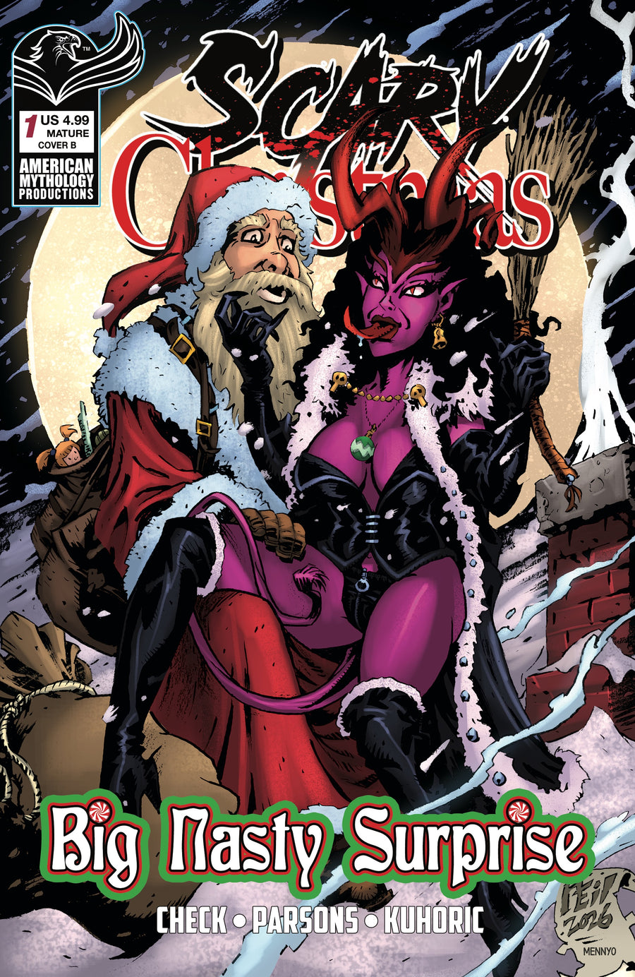 SCARY CHRISTMAS BIG NASTY SURPRISE #1 CVR B NEIL VOKES VAR (MR)