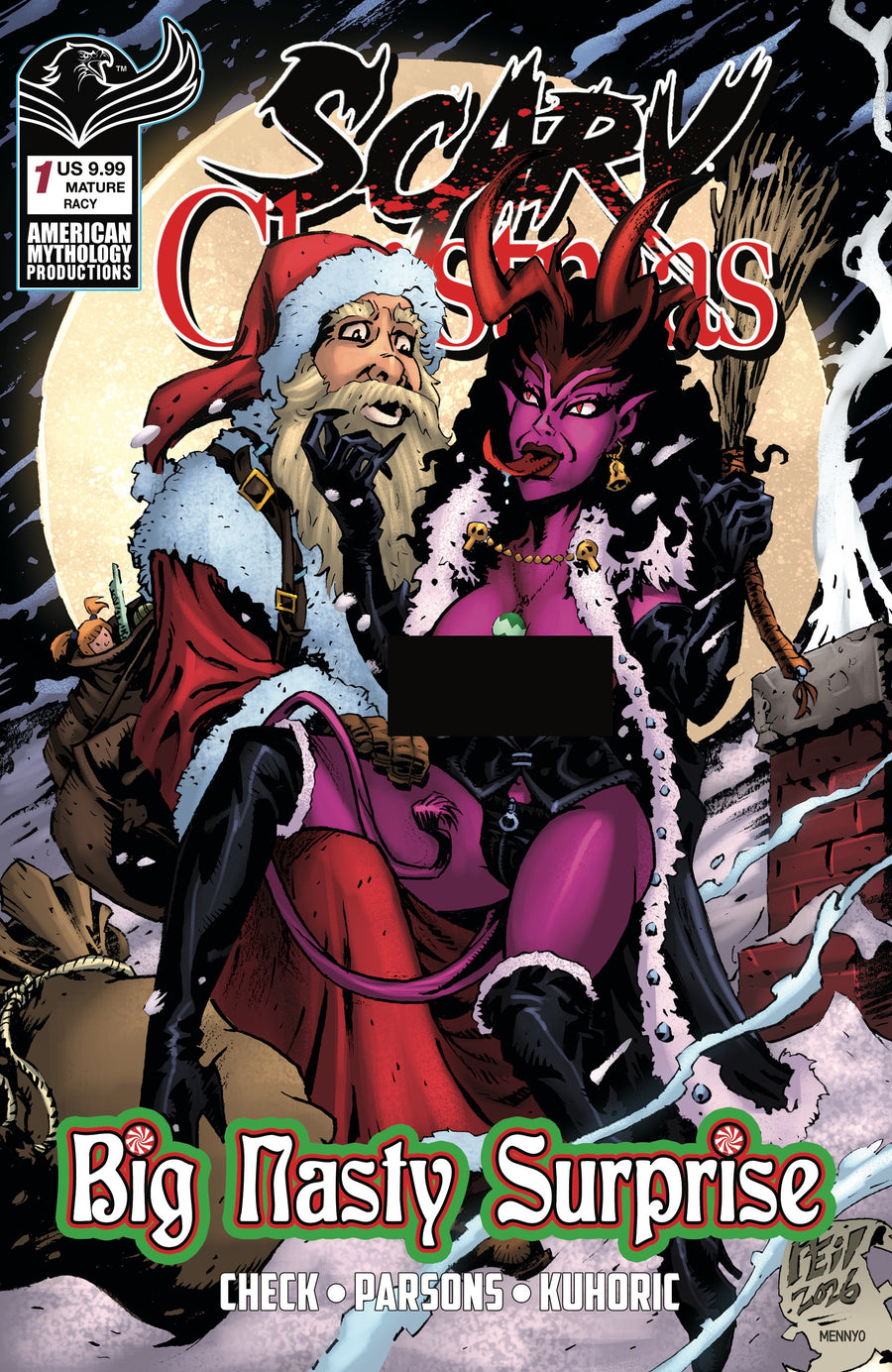 SCARY CHRISTMAS BIG NASTY SURPRISE #1 CVR C NEIL VOKES RACY VAR (MR)