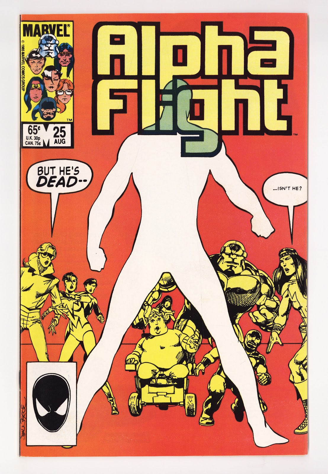 Alpha Flight Vol 1 25 High Grade (1985) 