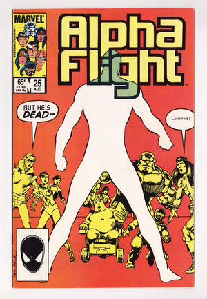 Alpha Flight Vol 1 25 High Grade (1985)
