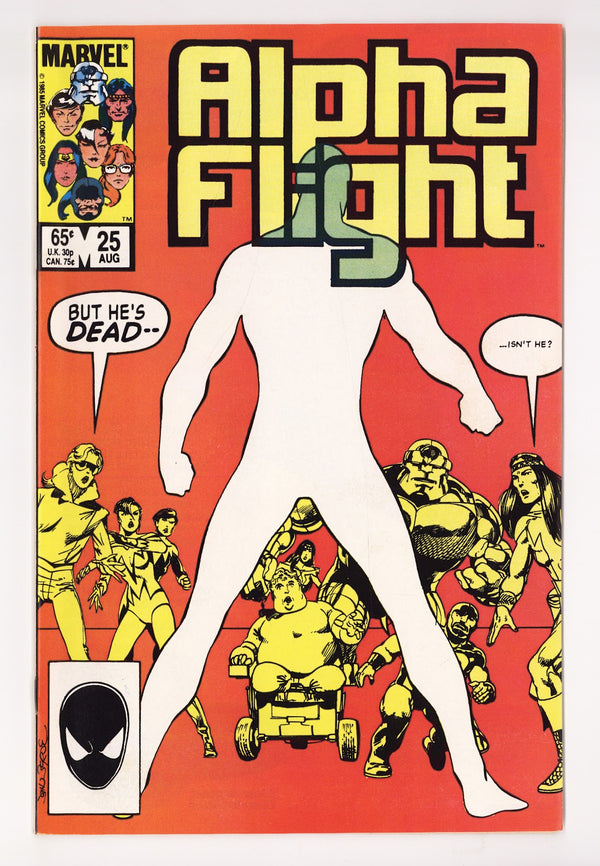 Alpha Flight Vol 1 25 High Grade (1985)