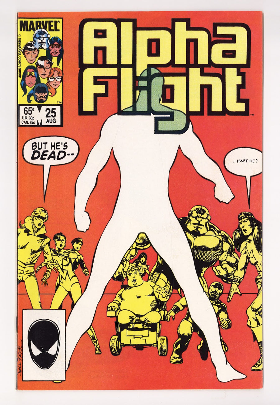 Alpha Flight Vol 1 25 High Grade (1985) 