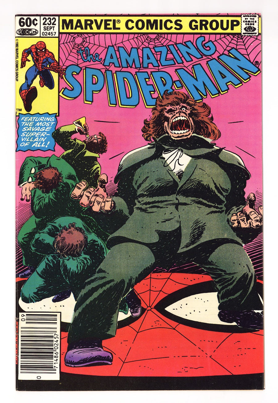 The Amazing Spider-Man Vol 1 232  Low Grade   (1982)   Newsstand