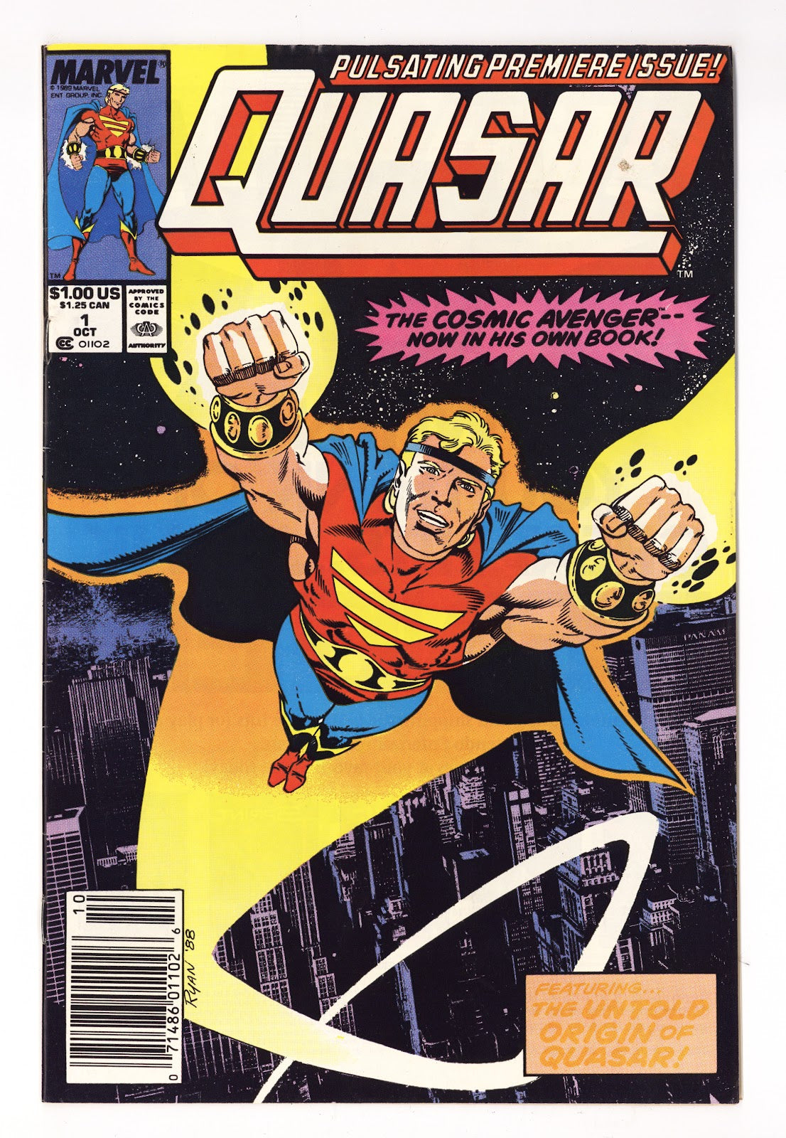 Quasar   1  Mid Grade   (1989)   Newsstand  