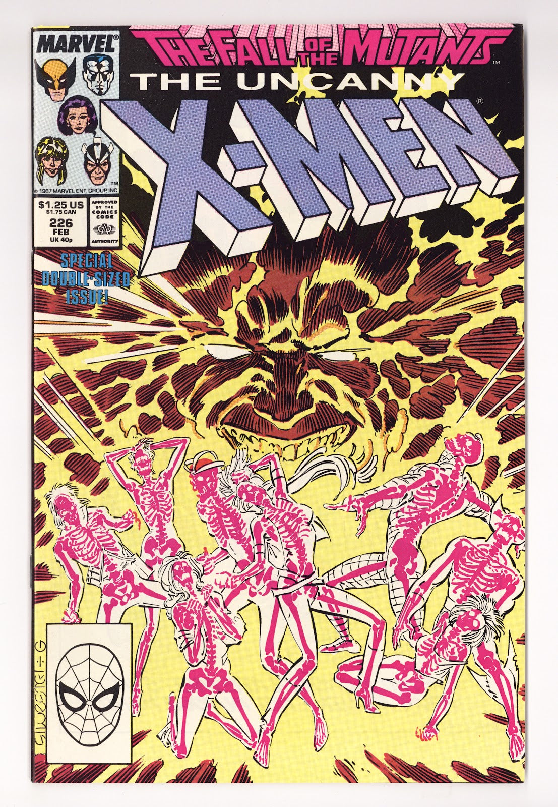 The Uncanny X-Men Vol 1 226 High Grade (1988) Direct 