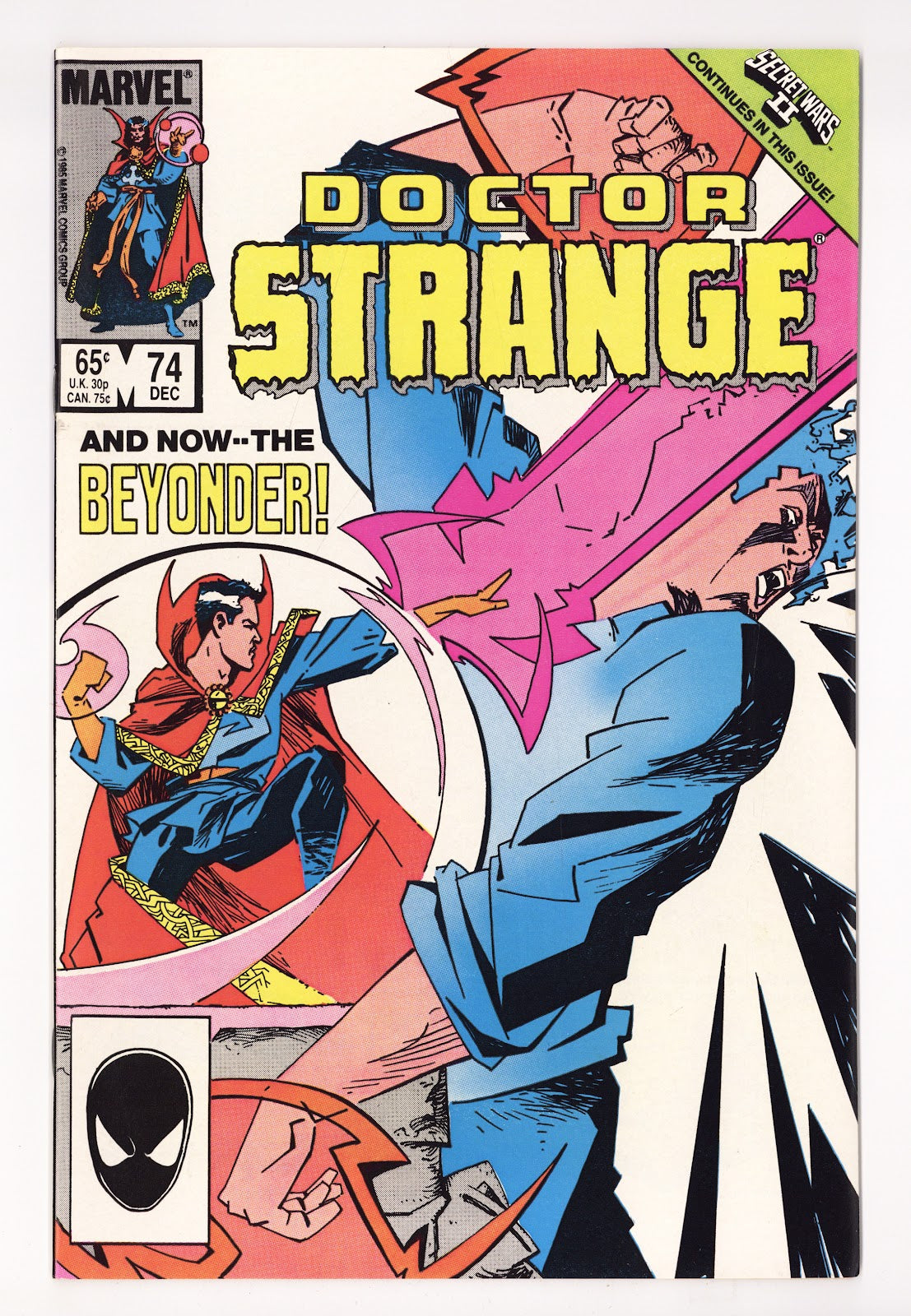 Doctor Strange Vol 1 74  High Grade   (1985)   Direct  