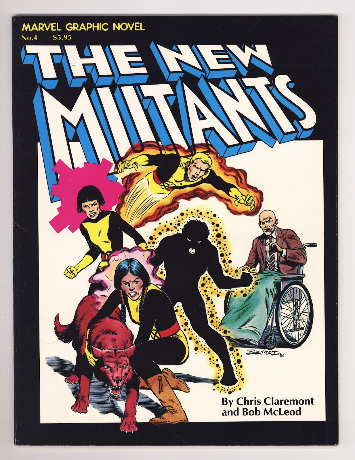 Marvel Graphic Novel 4 FN+ (6.5) New Mutants (1982) Canadian Price Variant 