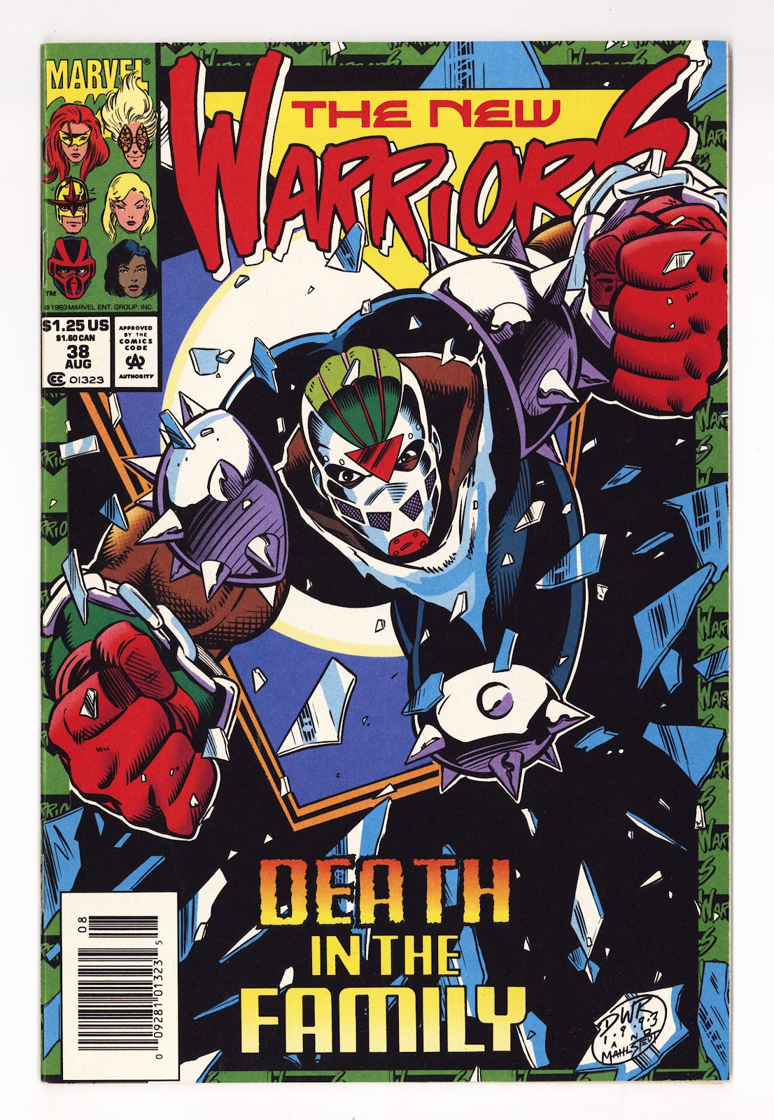 The New Warriors Vol 1 38 High Grade (1993) Newsstand 