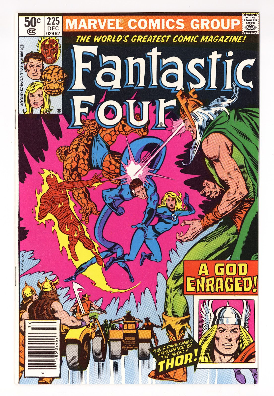 Fantastic Four Vol 1 225 High Grade (1980) Newsstand 