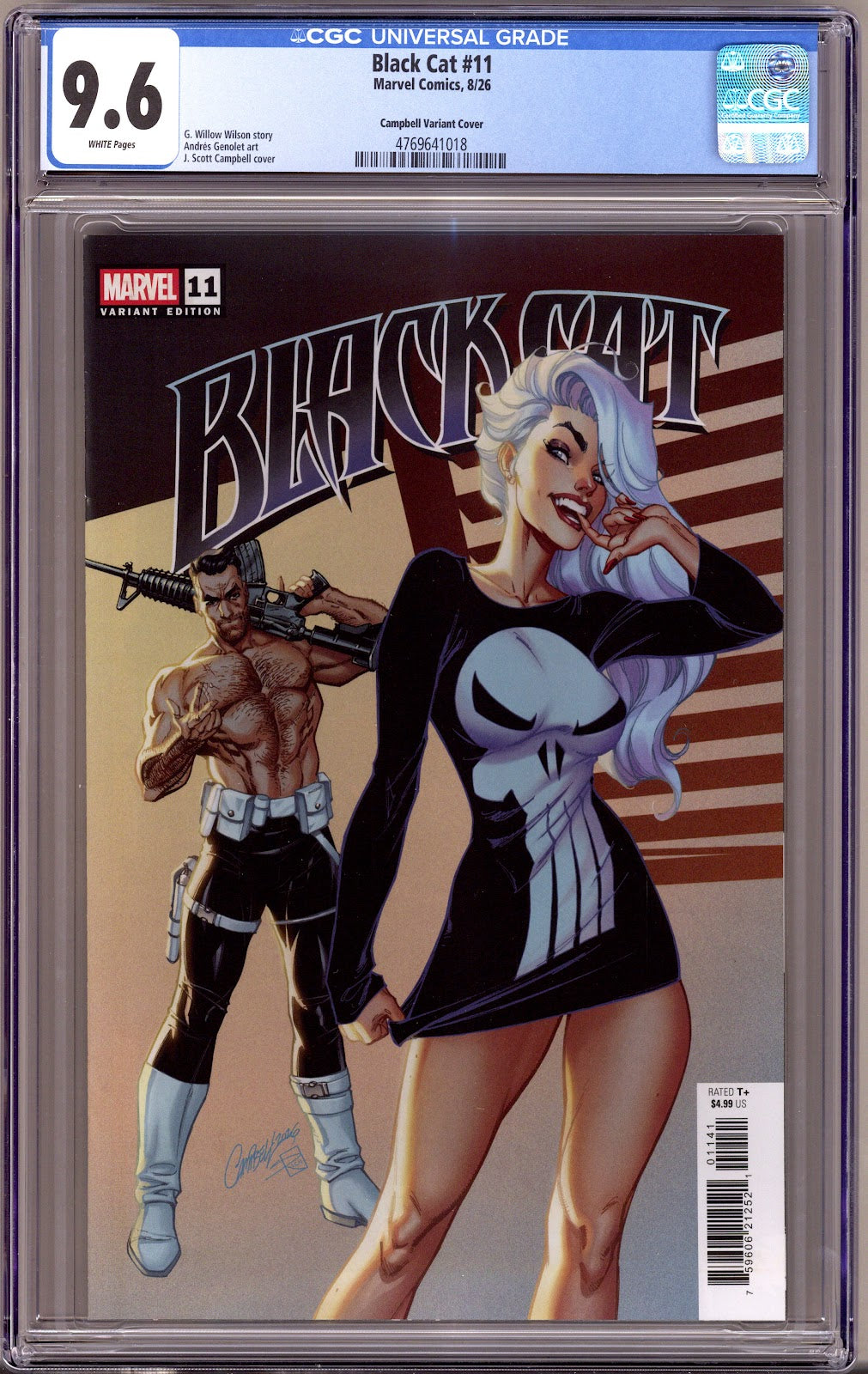 Black Cat Vol 3 11 CGC 9.6 (NM+)   (2026) Campbell   Variant  