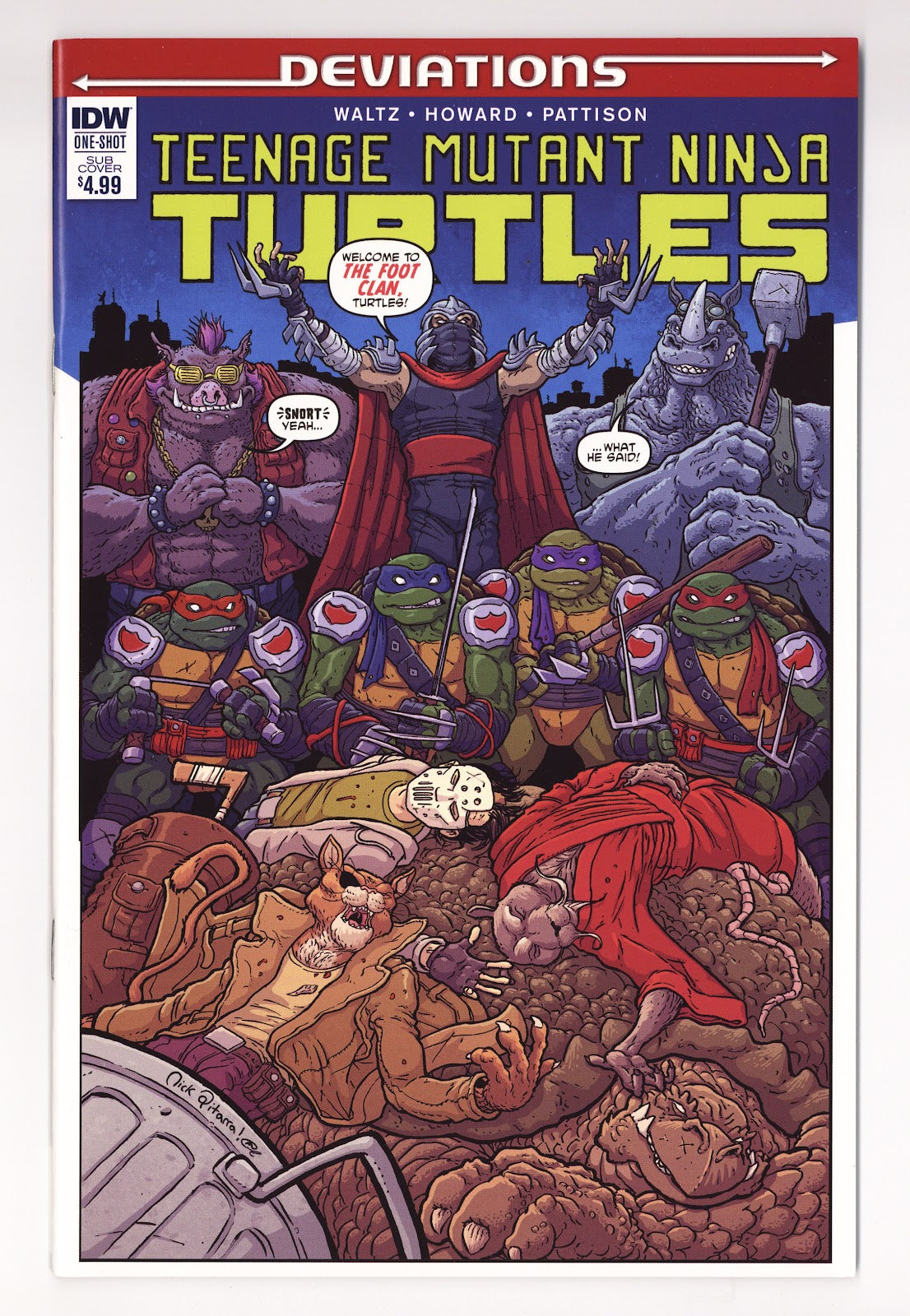 Teenage Mutant Ninja Turtles: Deviations [nn] High Grade (2016) Pitarra Variant 
