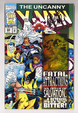 The Uncanny X-Men Vol 1 304 Mid Grade (1993) Signed x1 Cover Dan Panosian