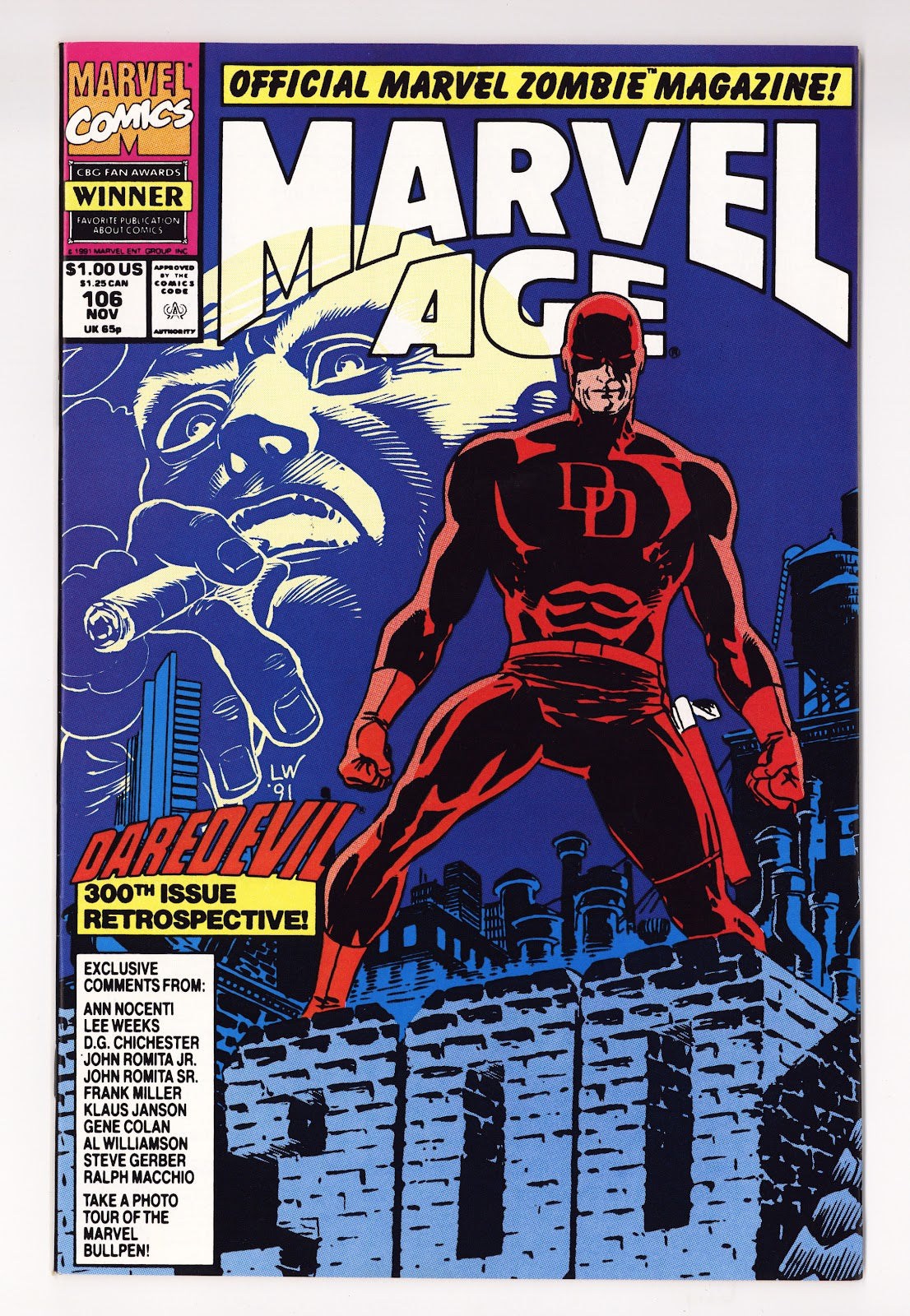 Marvel Age 106 High Grade (1991) 