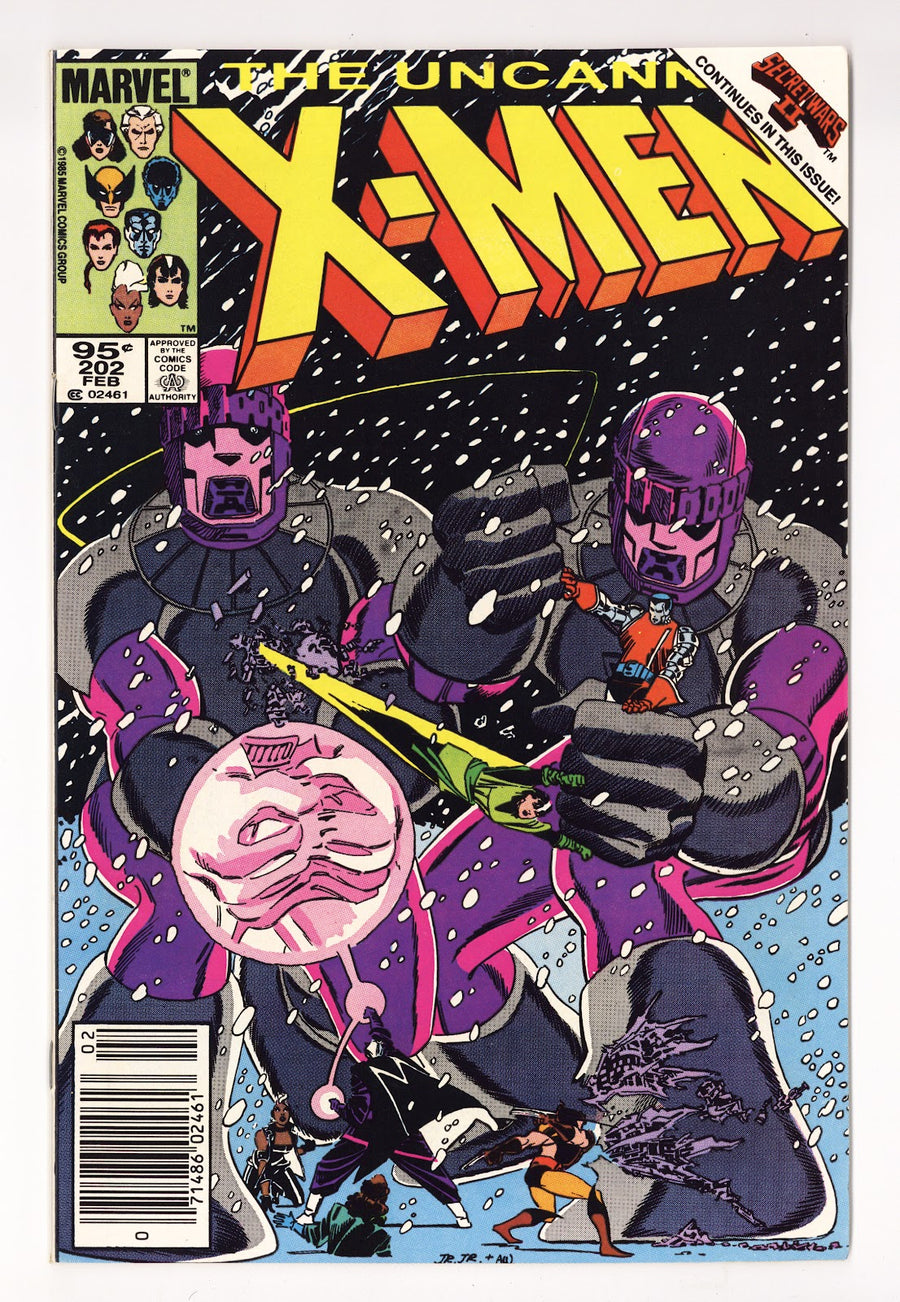 The Uncanny X-Men Vol 1 202  VF (8.0)   (1986)   Canadian Price Variant