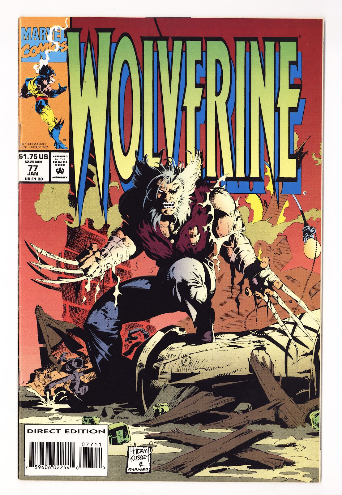 Wolverine Vol 2 77  Mid Grade   (1994)     