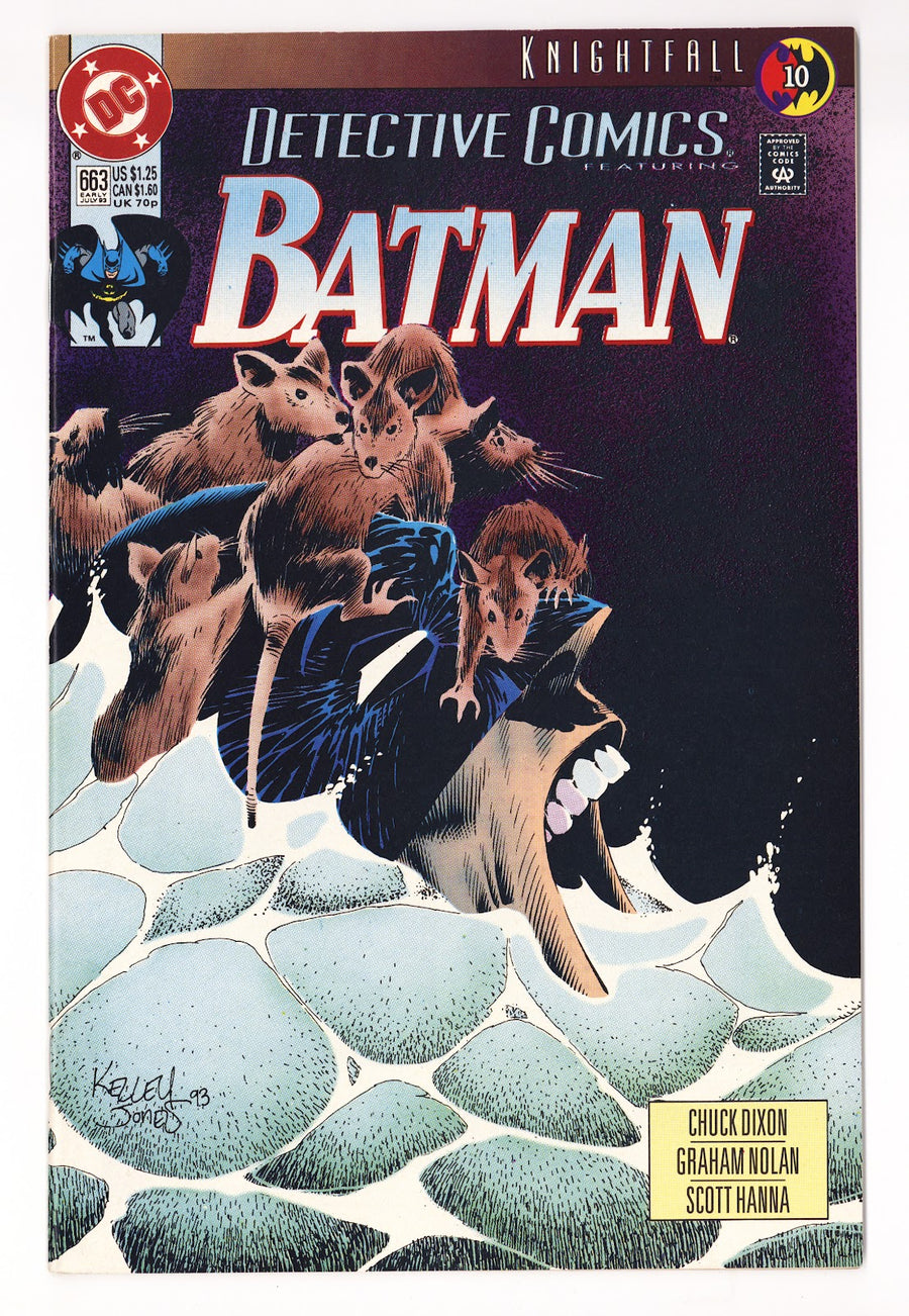 Detective Comics Vol 1 663  High Grade   (1993)