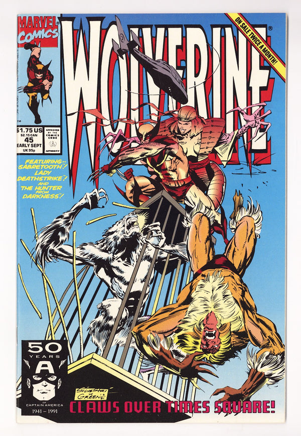 Wolverine Vol 2 45 High Grade (1991)