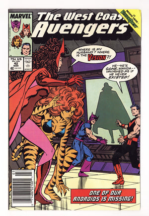 West Coast Avengers Vol 2 42  High Grade   (1989)   Newsstand