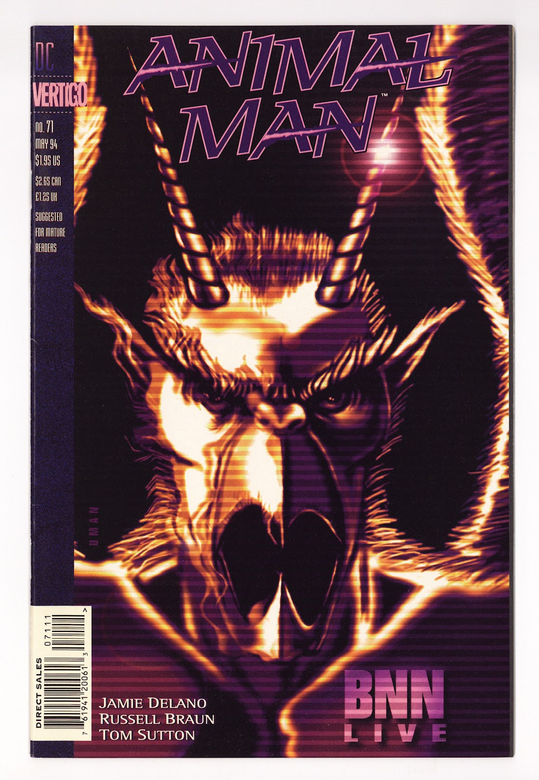 Animal Man Vol 1 71 High Grade (1994) 