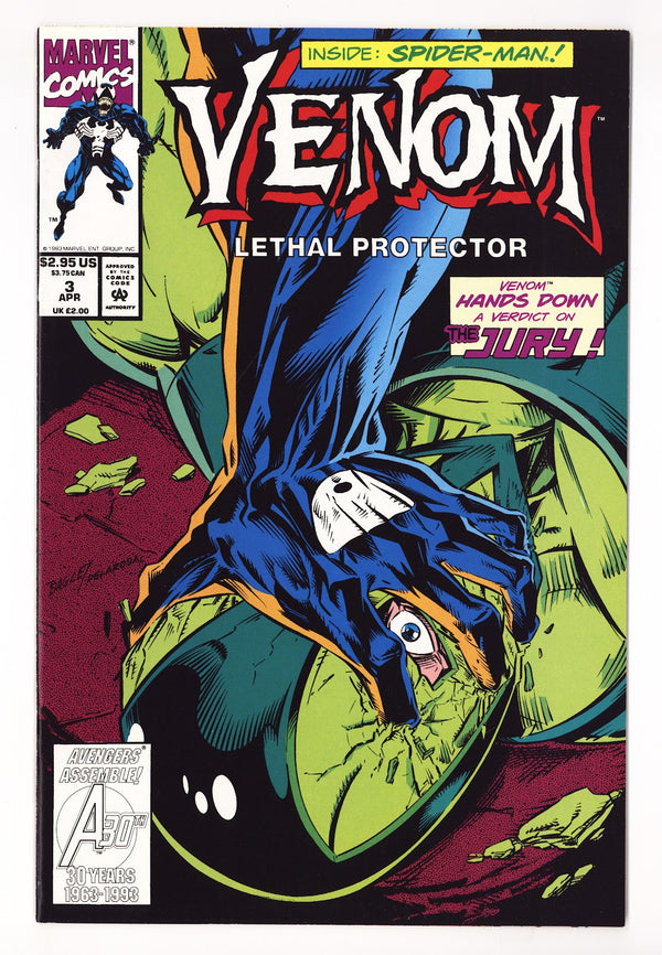 Venom: Lethal Protector Vol 1 3 VF (8.0) (1993)