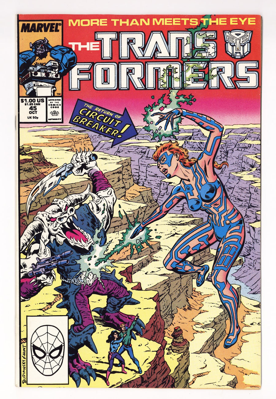 The Transformers Vol 1 45  Mid Grade   (1988)     