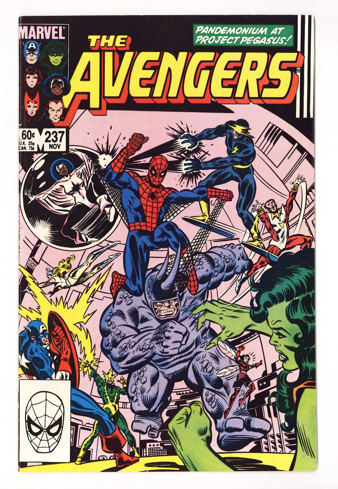 The Avengers Vol 1 237 Mid Grade (1983) Direct 