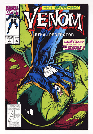 Venom: Lethal Protector Vol 1 3  NM- (9.2)   (1993)