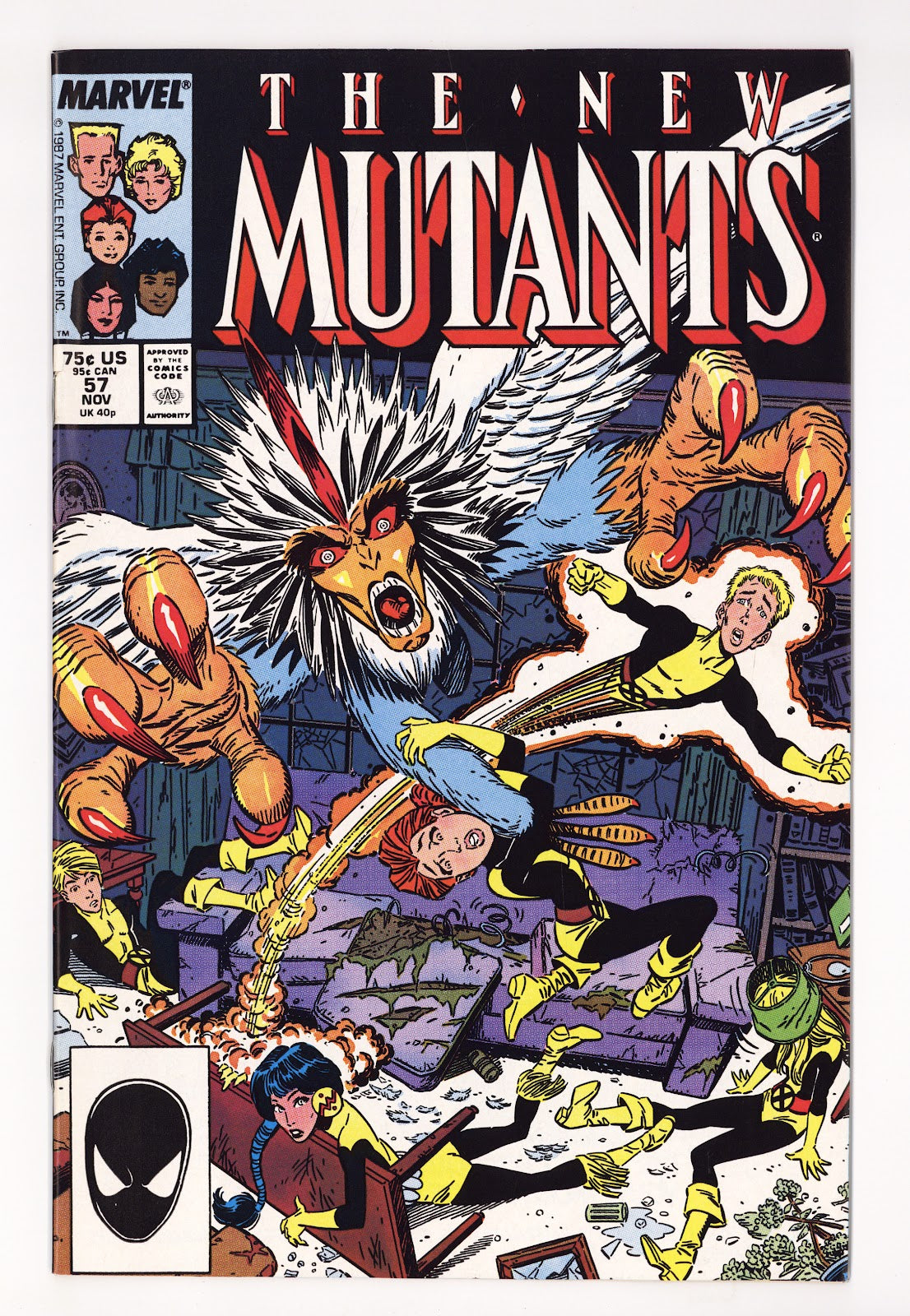 The New Mutants Vol 1 57 High Grade (1987) Direct 