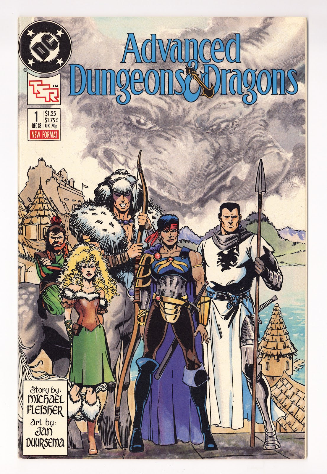 Advanced Dungeons & Dragons Comic Book   1  Mid Grade   (1988)     