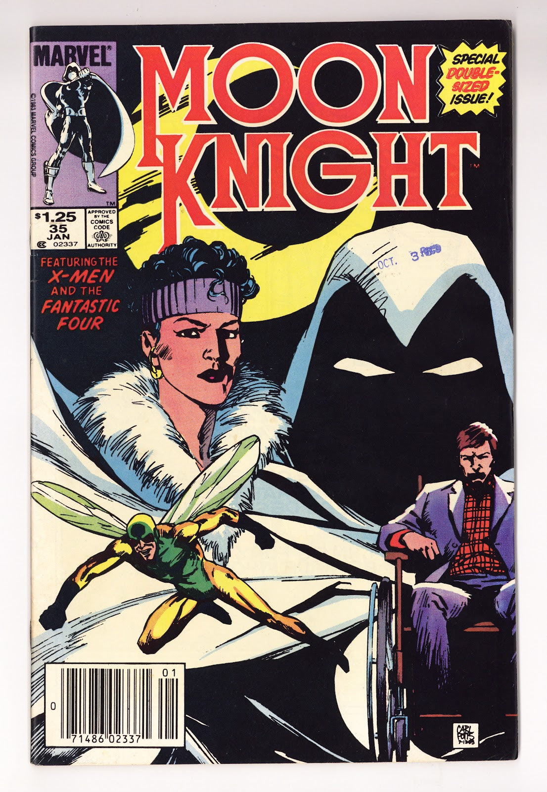 Moon Knight Vol 1 35 Mid Grade (1984) Canadian Price Variant 