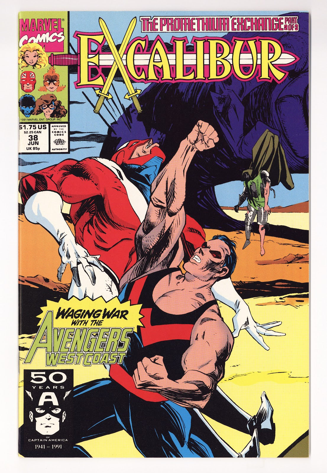 Excalibur Vol 1 38  High Grade   (1991)     