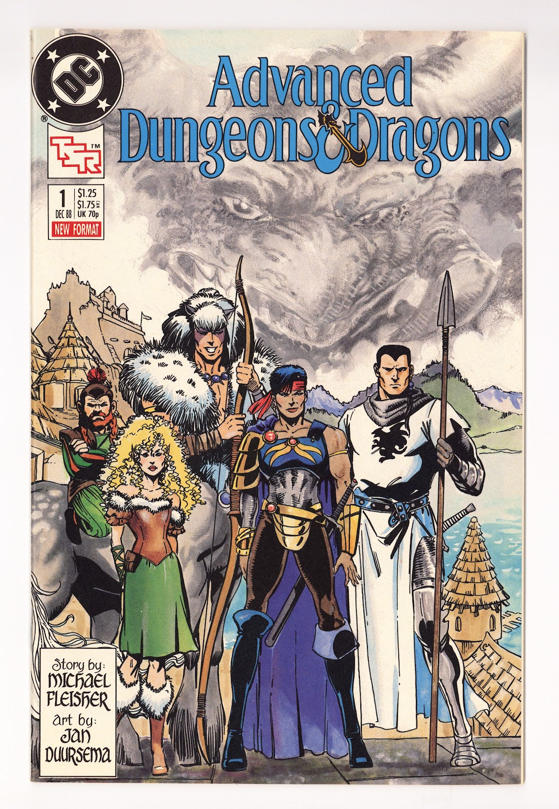 Advanced Dungeons & Dragons Comic Book 1 VF/NM (9.0) (1988) 