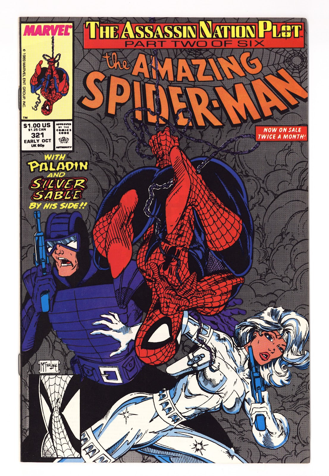 The Amazing Spider-Man Vol 1 321 VF- (7.5) (1989) 