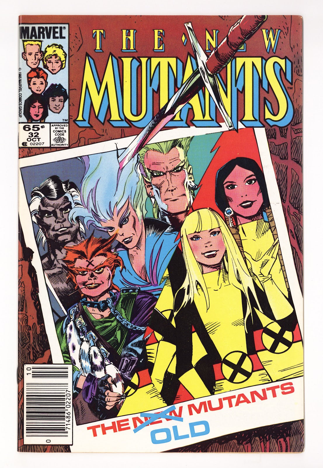 The New Mutants Vol 1 32 High Grade (1985) Newsstand 