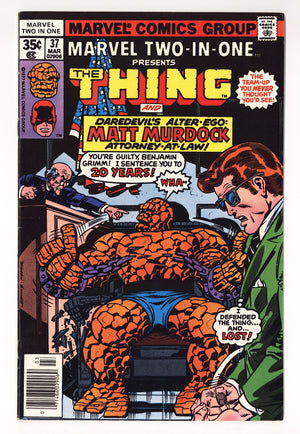 Marvel Two-in-One Vol 1 37  Mid Grade   (1978)