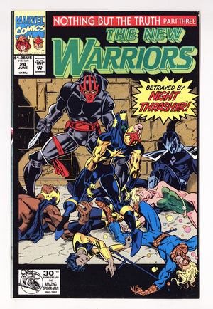The New Warriors Vol 1 24 Mid Grade (1992)