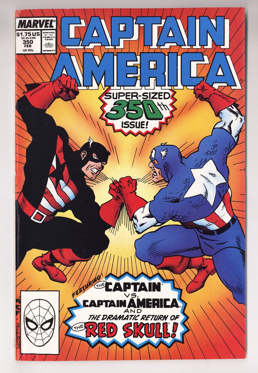 Captain America Vol 1 350  Mid Grade   (1989)