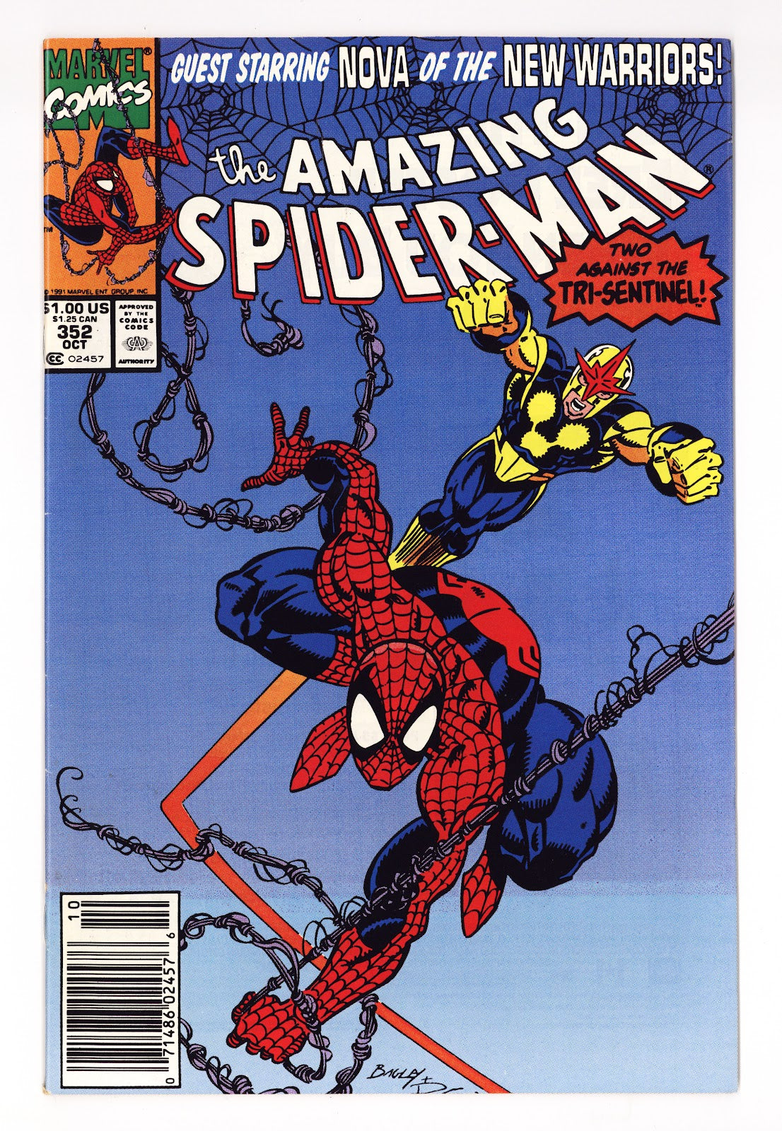 The Amazing Spider-Man Vol 1 352 Mid Grade (1991) Newsstand 