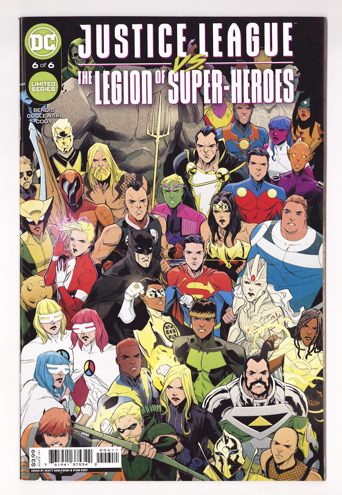 Justice League vs. the Legion of Super-Heroes 6 High Grade (2022) 