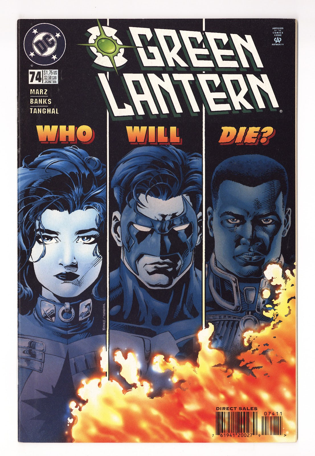 Green Lantern Vol 3 74  High Grade   (1996)