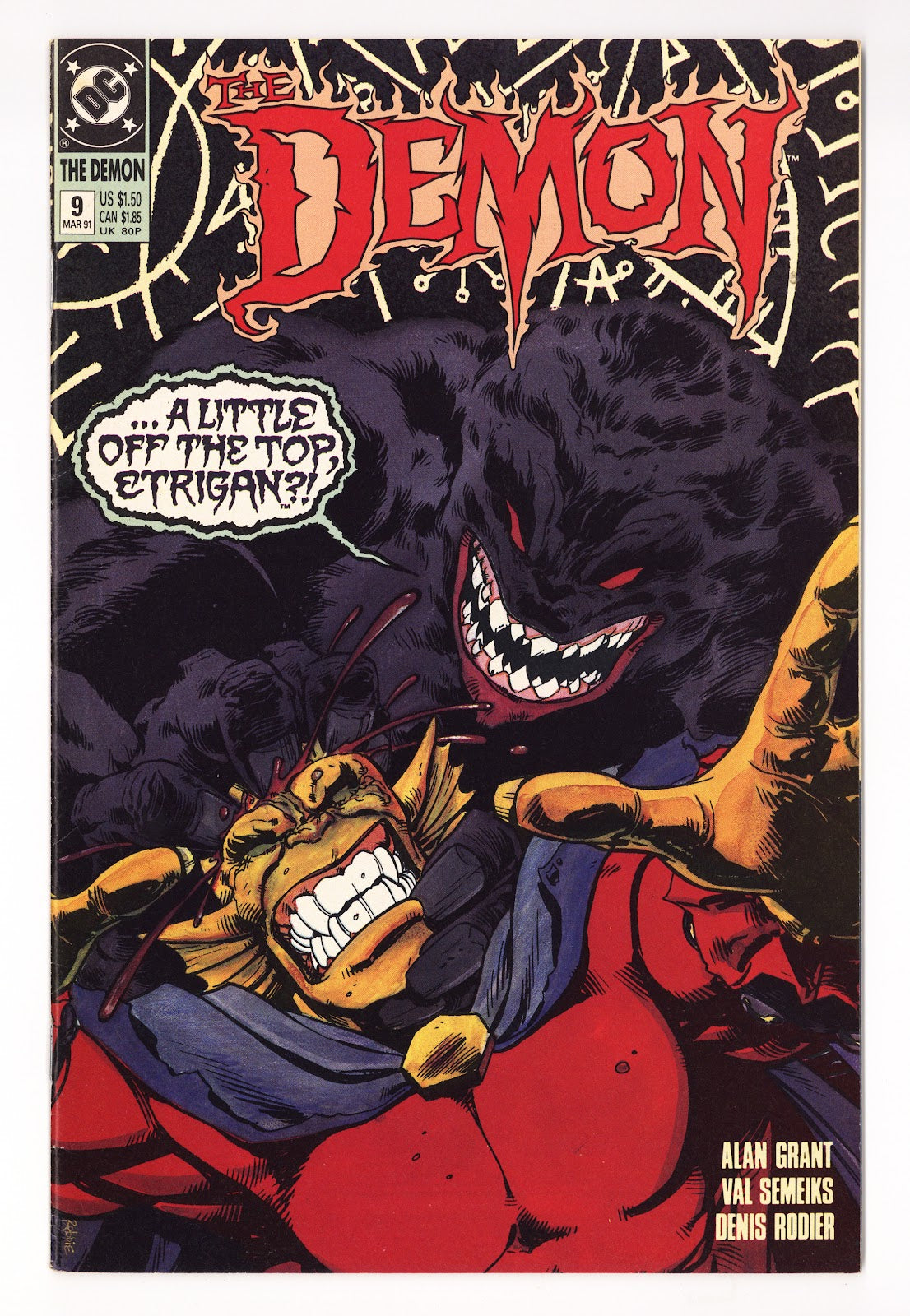 The Demon Vol 3 9  Mid Grade   (1991)     