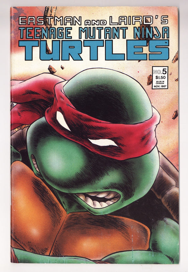 Teenage Mutant Ninja Turtles Vol 1 5 [Second Printing]  FN/VF (7.0)   (1987)   2nd Print