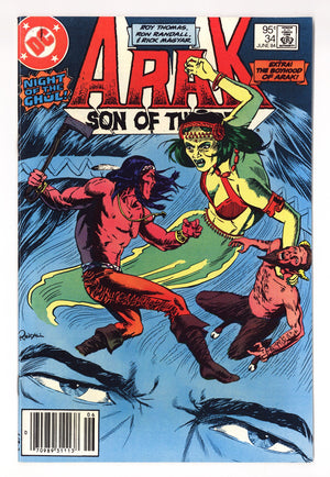 Arak / Son of Thunder   34  Mid Grade   (1984)   Canadian Price Variant