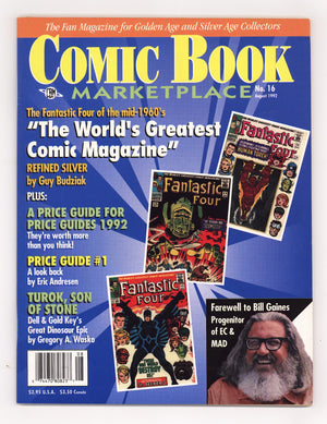 Comic Book Marketplace Vol 1 16 VF- (7.5) (1992)